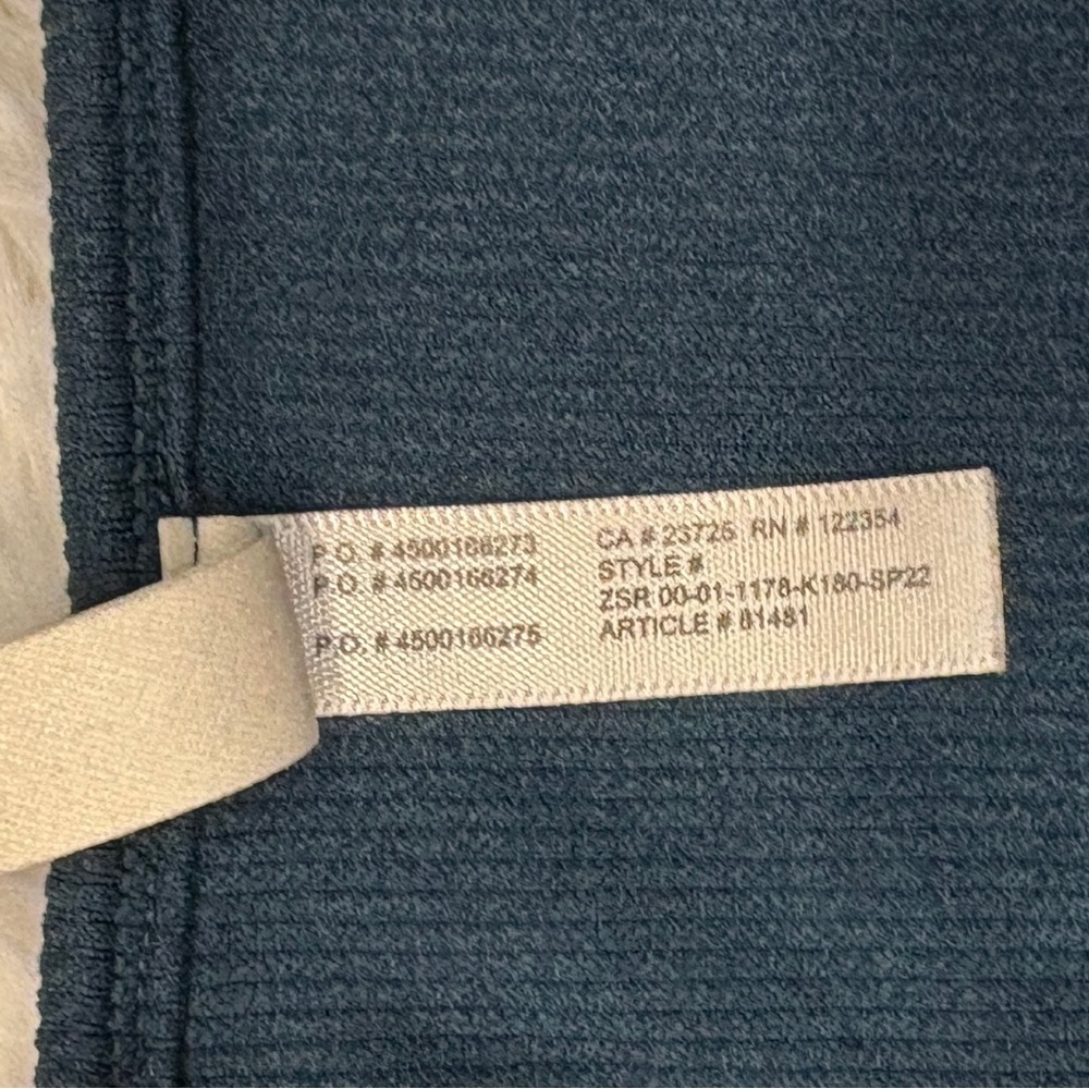 Aritzia The Group by Babaton Seamless Rib Teal Tank Top - Picture 3 of 4